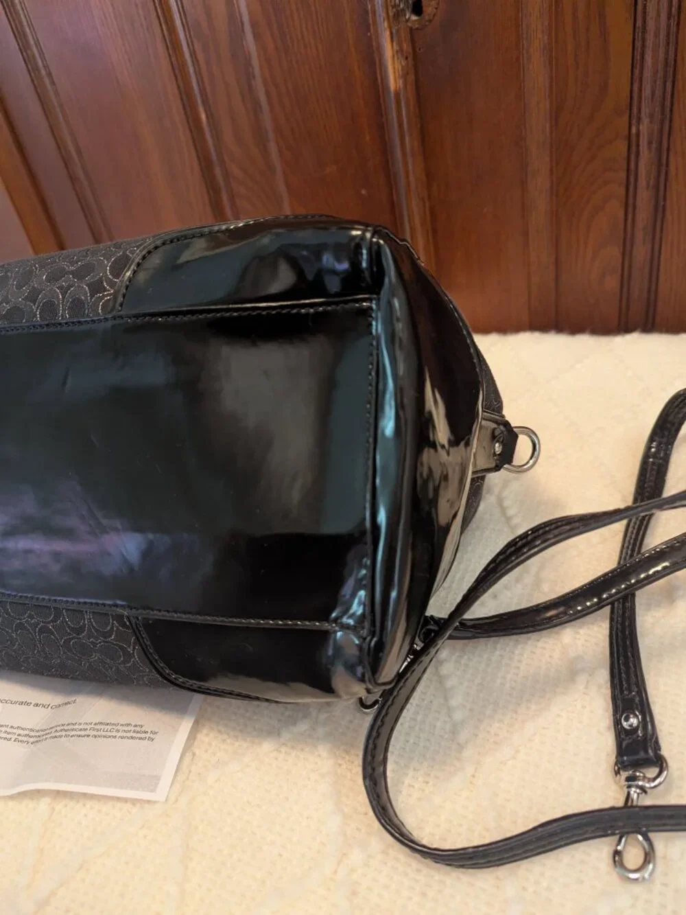 Coach East West Poppy Signature Satchel #26426